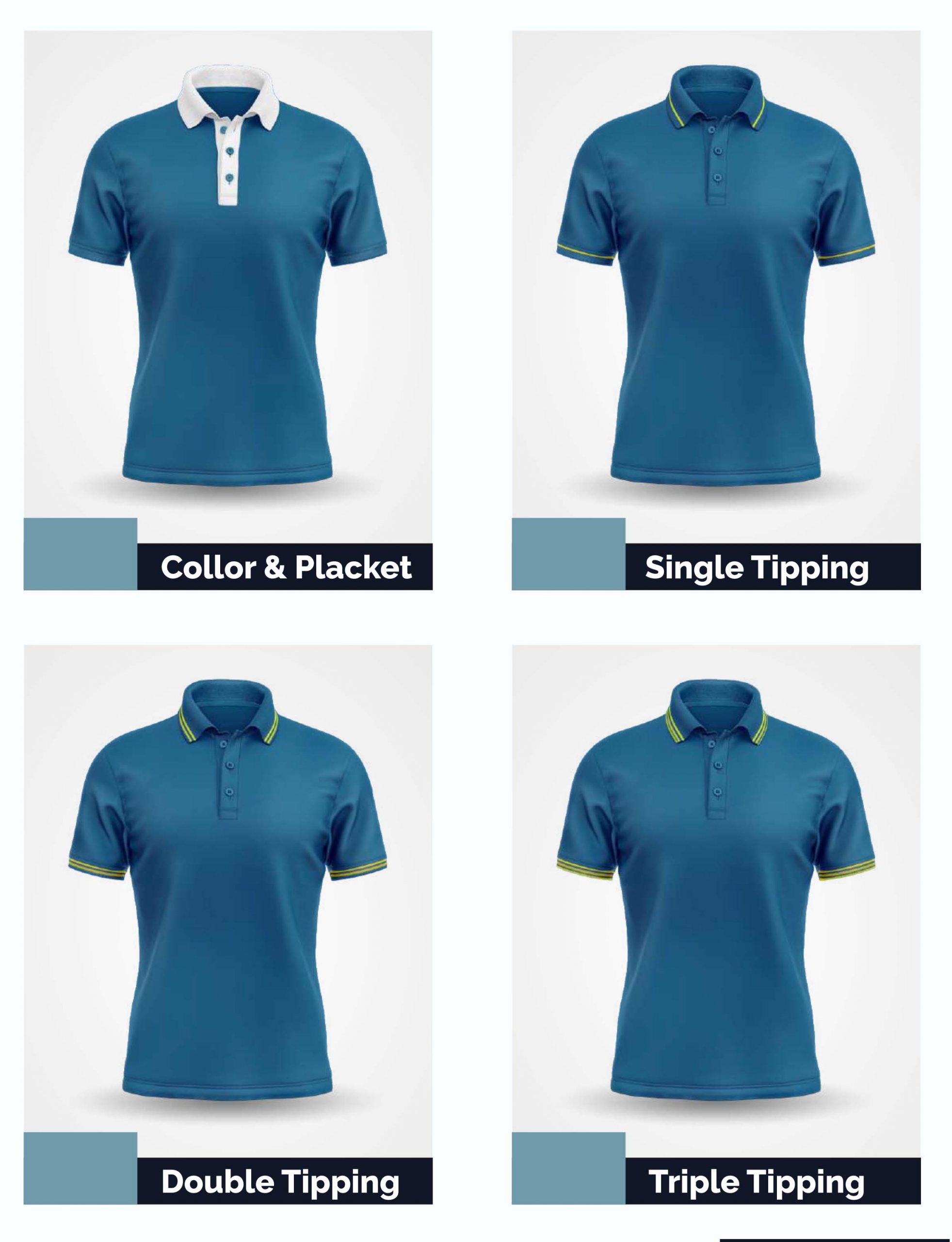 Polo t-shirt alteration — back yoke print